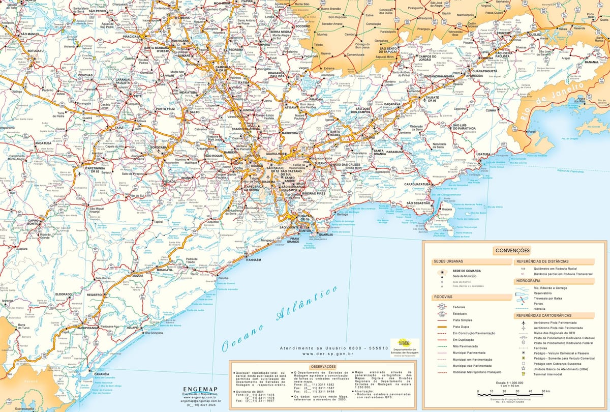 Сао Пауло газрын зураг