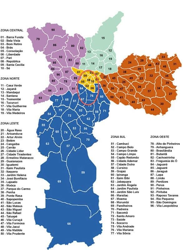 Сан Пауло зураг хороололд